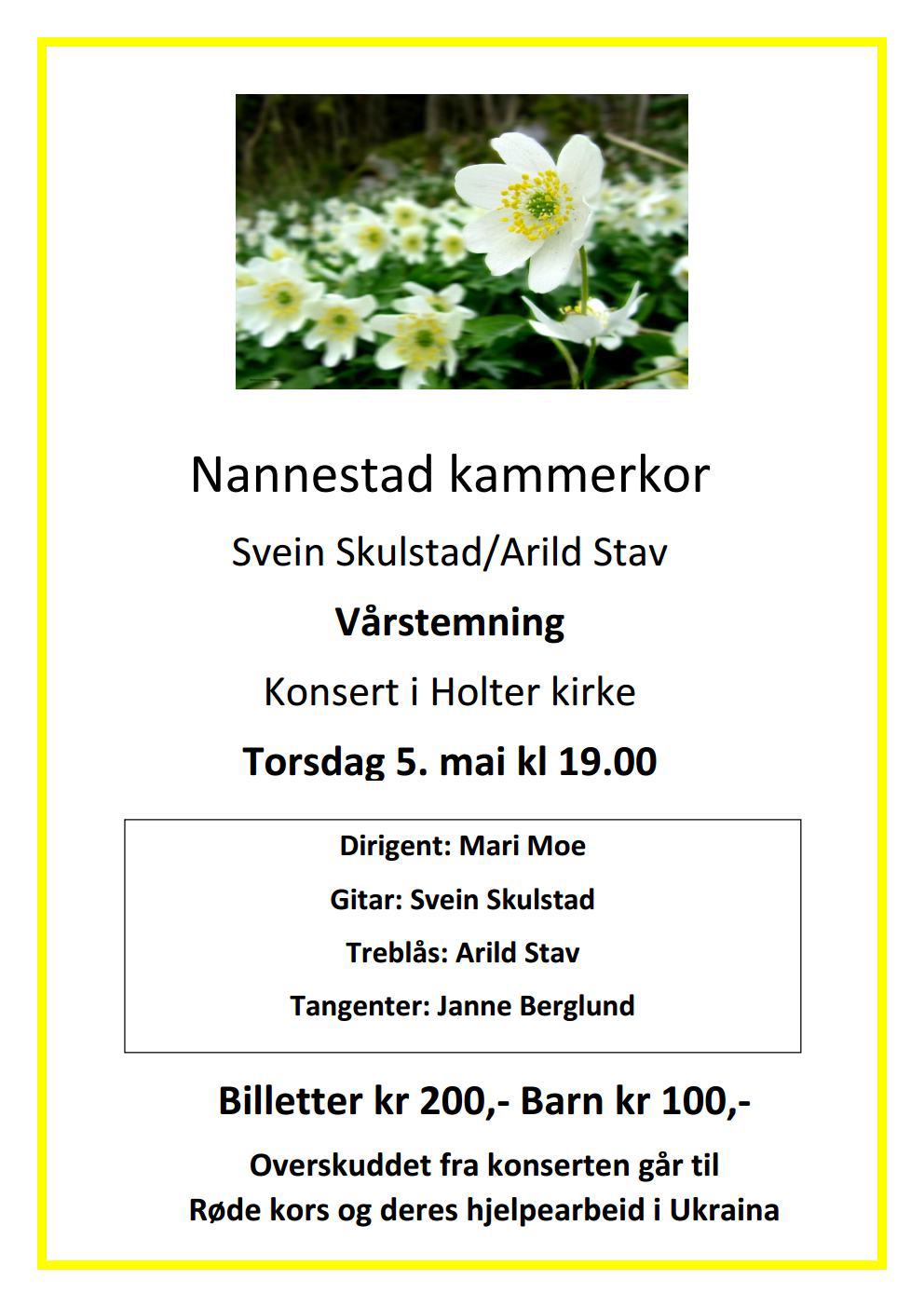 Program for vårkonserten
